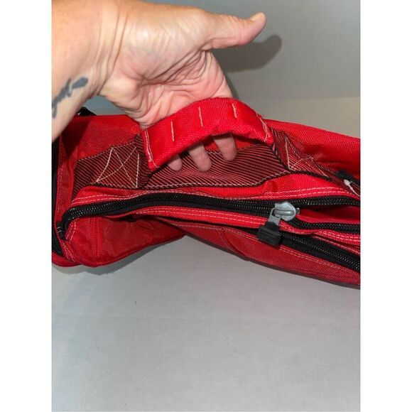 Vintage Marlboro Unlimited Duffle bag Backpack with patch logo - Picture 8 of 9